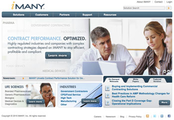 imany.com homepage thumbnail